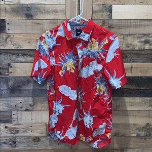 Floral Vans Button-Up